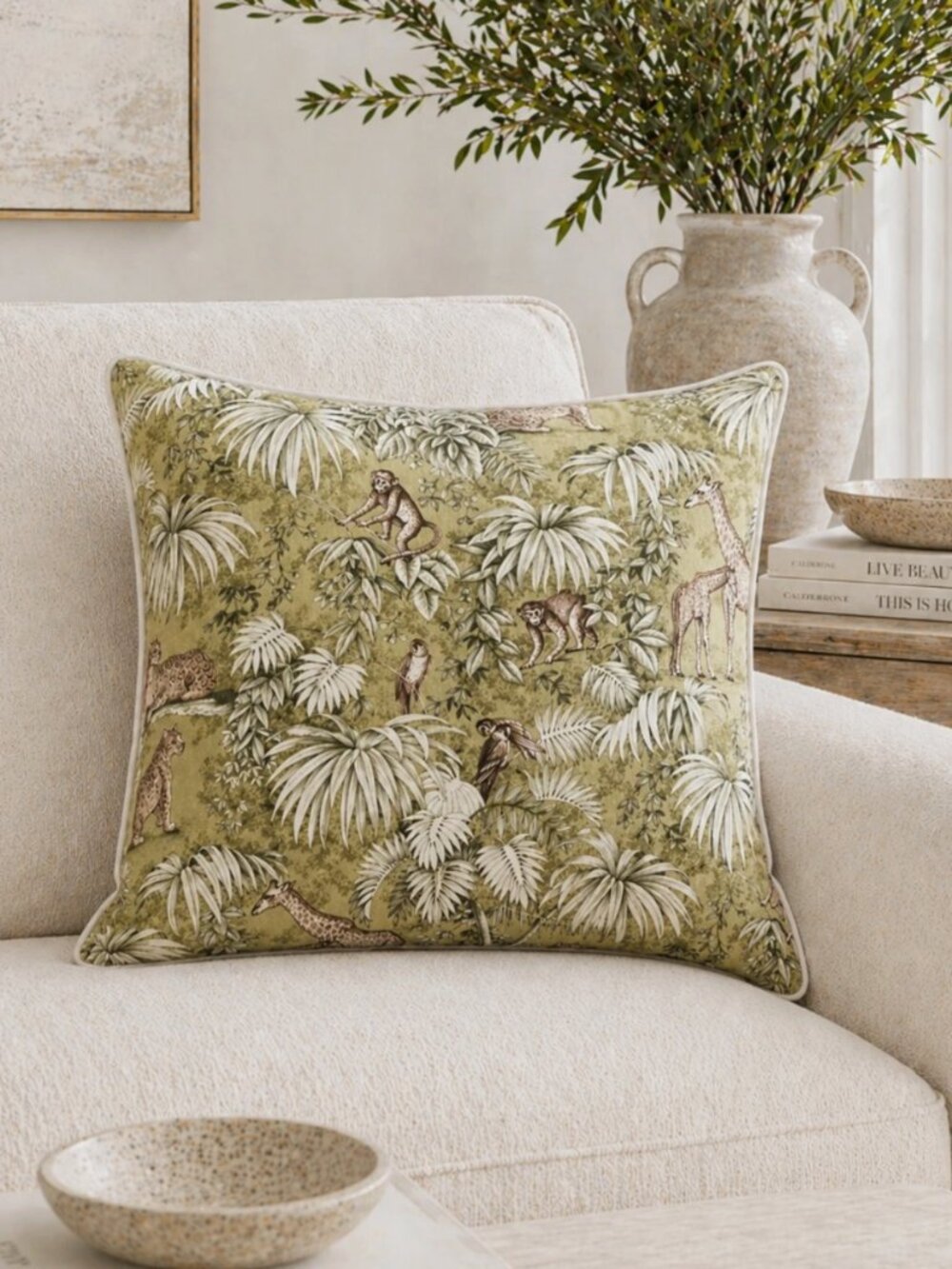 P KAUFMANN LEOPARD Pillow Cover – 22" x 22"